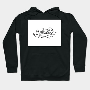 Awesome handwritten retro style Hoodie